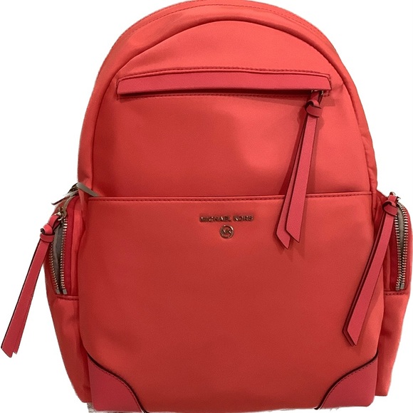 Michael Kors Handbags - NWT Michael Kors large Prescott backpack hot pink